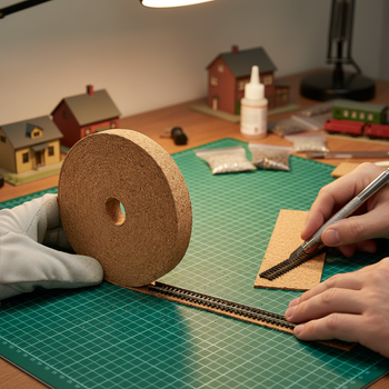 Model Railway Cork Underlay 2mm 10 Meter Track Roll