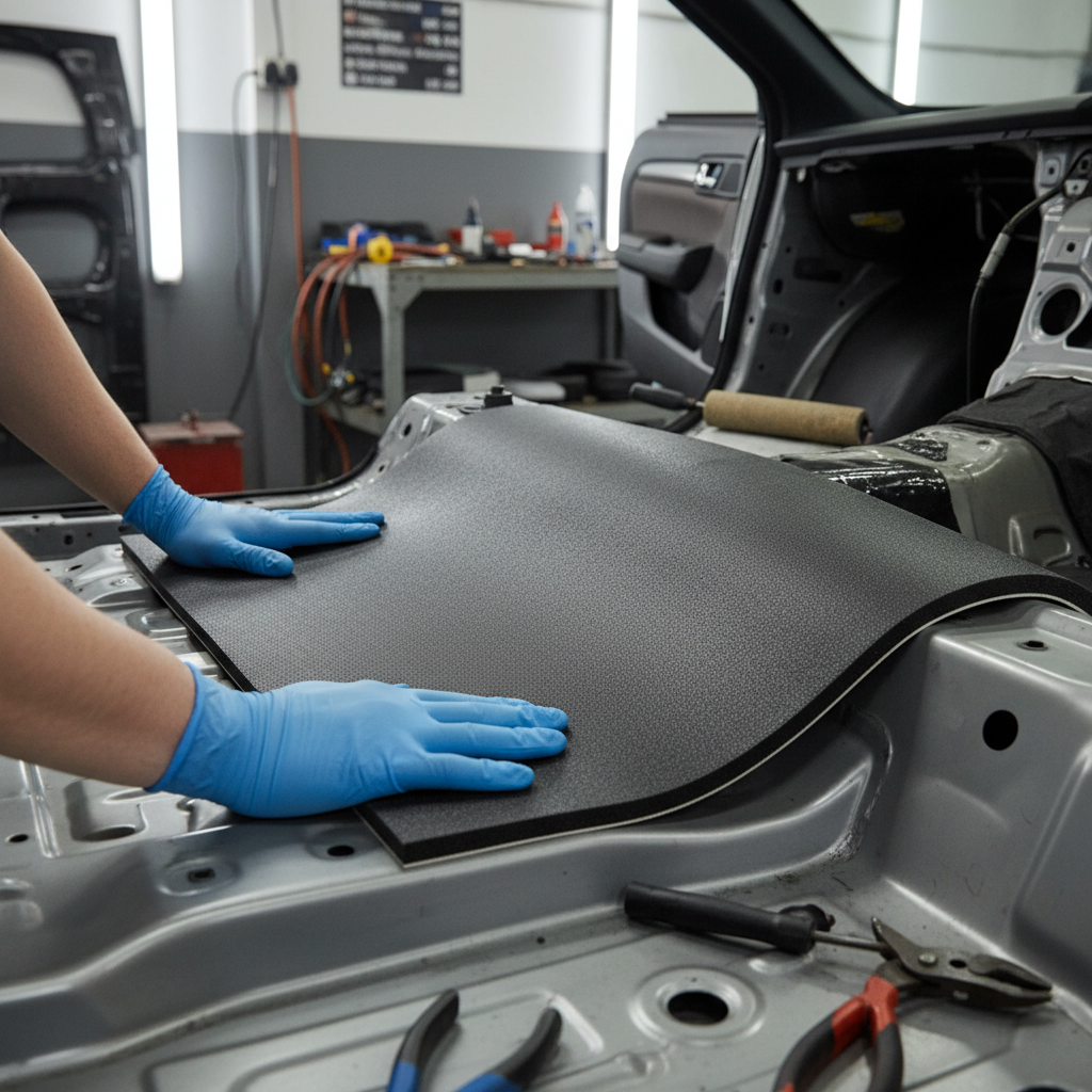Sound Deadening Mat 10mm Self-Adhesive Closed Cell Rubber