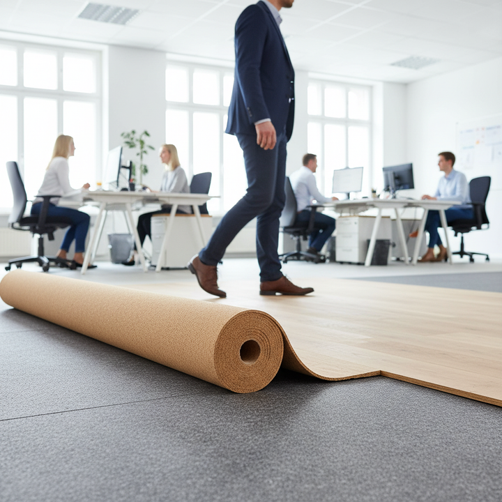 Cork Roll 8mm Fine Grain 4m×1m Interior Wall Covering