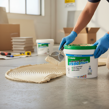 Heavy Duty PVC Rubber Flooring Adhesive Wet-Bed