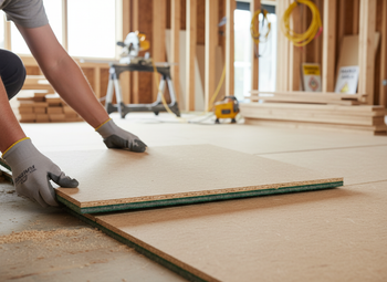 Acoustic Chipboard Panel 18mm 5mm Felt Tongue Groove Floor