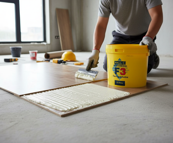 Heavy Duty Rubber Flooring Adhesive 5L 15m² Coverage