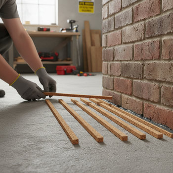 Cork Expansion Strips 600mm Natural Flooring Perimeter Gap