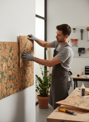 Green Wall Tiles 600mm x 300mm 3mm Thick Patterned 11 Pack