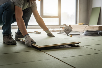 Acoustic Floor Board Panel 33mm Timber Frame Soundproofing