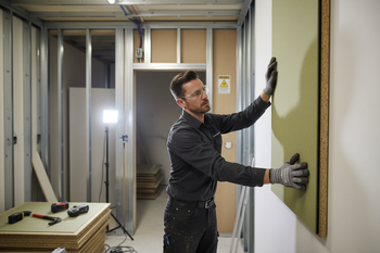 Acoustic Overlay Panel 2400x600x33mm Timber Frame Deep Panel