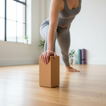Natural Cork Yoga Block 100% Cork Support Block
